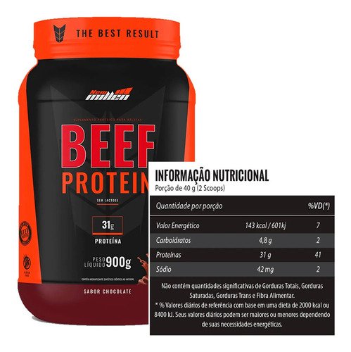 Beef Protein Isolate G New Millen Fox Suplementos