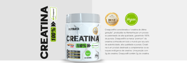 Creatina Creapure 300g Nutrata Fox Suplementos 1508