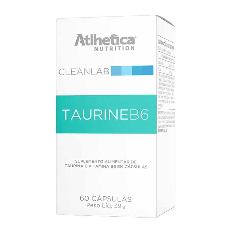 TAURINEB6 - TAURINA + VITAMINA B6 60 CAPS - ATLHETICA NUTRITION - Fox ...