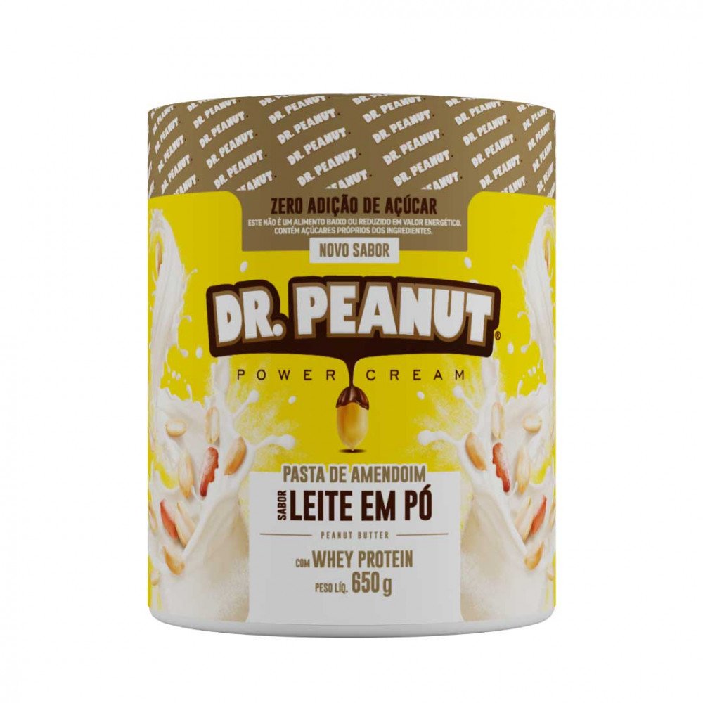 Pasta de Amendoim 650g - Dr. Peanut - Hardcore Suplementos